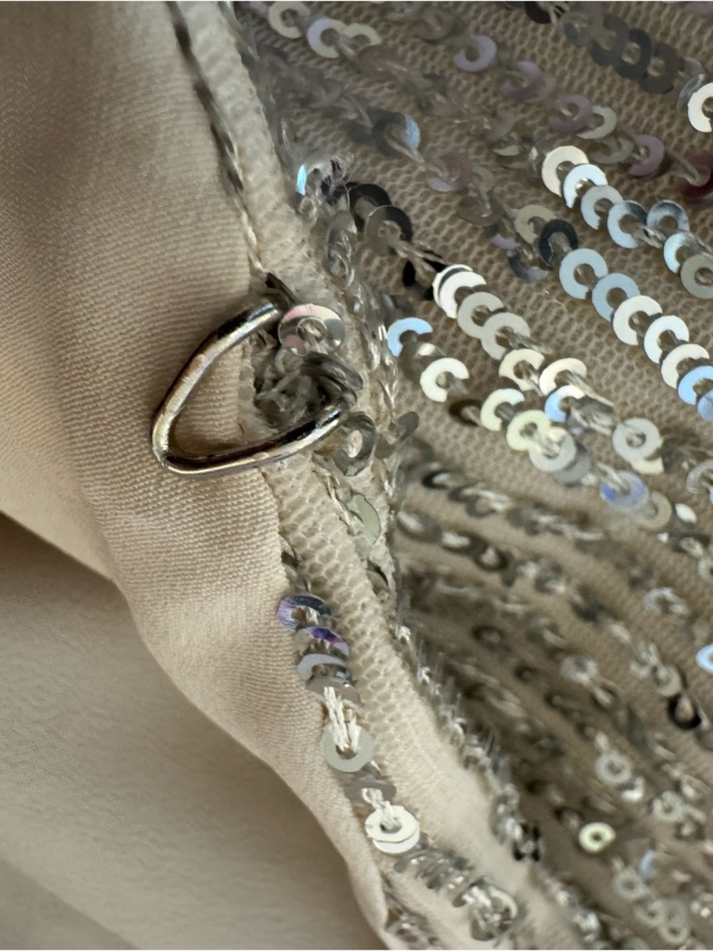 LOFT Ivory Sequin Blazer Jacket - Picture 7 of 10